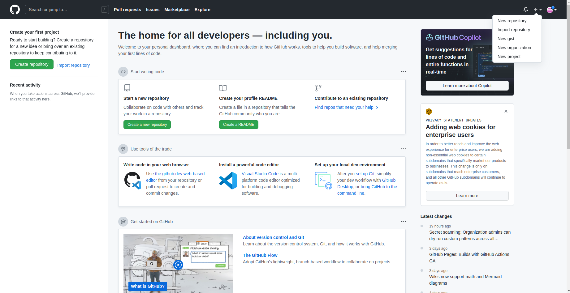 Create repository